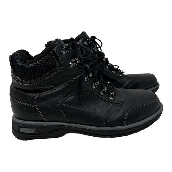 Call it Spring men black vegan leather booties size 11 - Picture 6 of 7